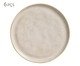 Jogo de Pratos para Sobremesa Linhas Latte Cru, Bege | WestwingNow