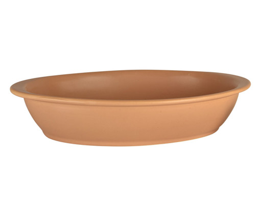 Assadeira Oval Romanha Barricela - Terracota Claro Matte, Terracota Claro Matte | WestwingNow