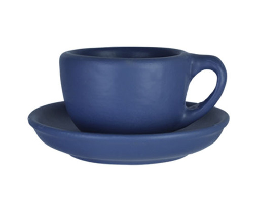 Xícara de Chá Maraíra - Azul Petroleo Matte, Azul Petroleo Matte | WestwingNow