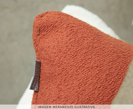Capa para Almofada Boucle Cotton Laranja | WestwingNow