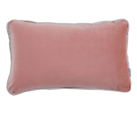 Almofada com Vivo Velvet Rosa e Creme | WestwingNow