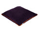 Almofada com Vivo Velvet Roxo e Terracota, Roxo | WestwingNow