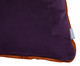 Almofada com Vivo Velvet Roxo e Terracota, Roxo | WestwingNow