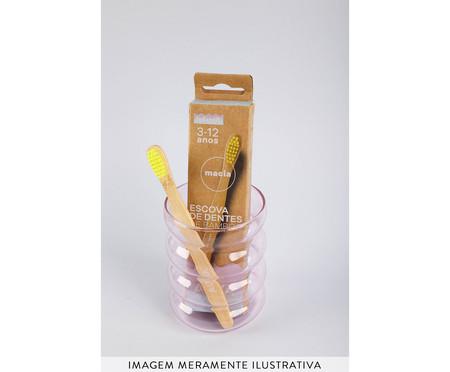 Escova de Dentes Bamboo Infantil Amarela | WestwingNow