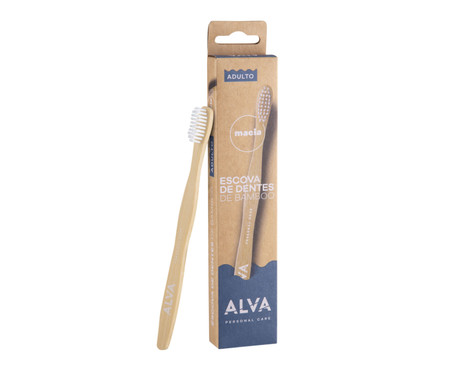 Escova de Dentes Bamboo Adulto Branco