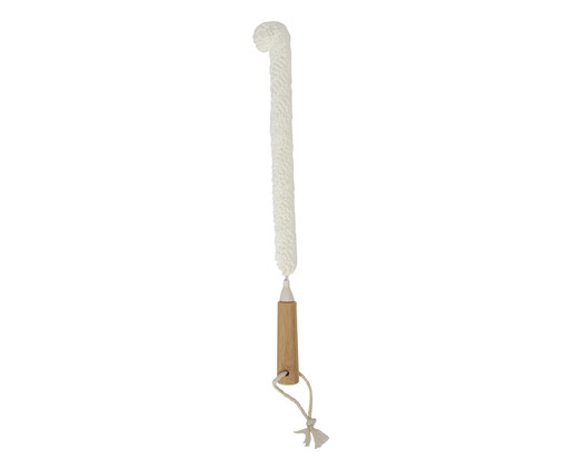 Escova de Limpeza Flexível com Cabo em Bambu - Off-White, Off-White | WestwingNow