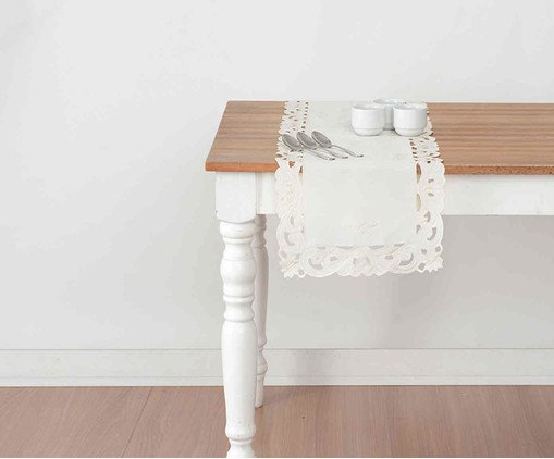 Caminho de Mesa Figg - Bege, Bege | WestwingNow