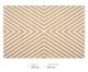 Tapete Trendy Chefron Natural, Bege | WestwingNow
