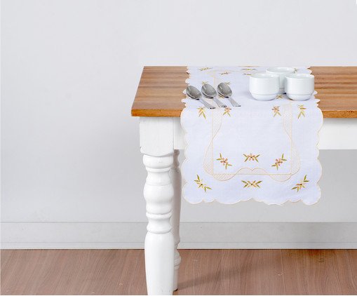 Caminho de Mesa Mellia, Branco | WestwingNow