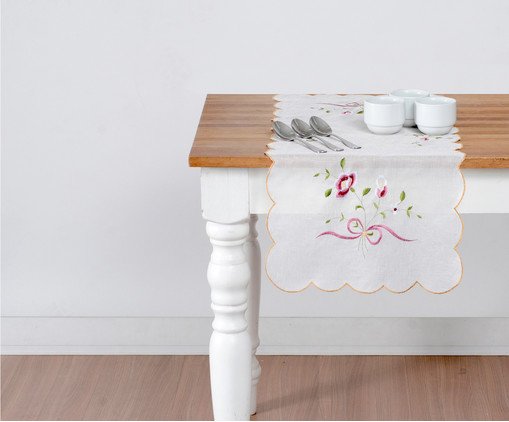 Caminho de Mesa Sofia, Off-white | WestwingNow