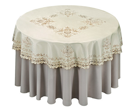 Toalha de Mesa Elizabeth - Bege