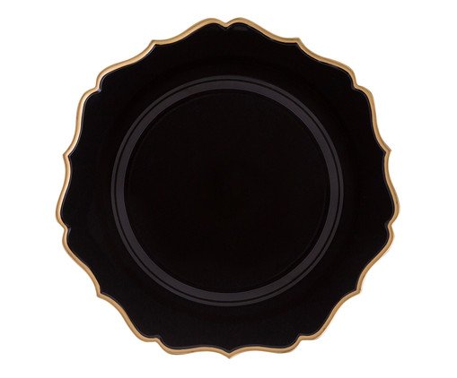 Sousplat - Rosalind - Preto, Rosalind | WestwingNow