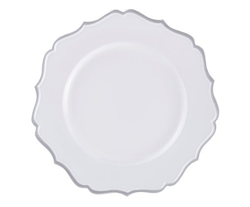 Sousplat - Rosalind - Prateado, Rosalind | WestwingNow