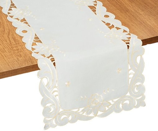 Caminho de Mesa Sierra - Bege, Branco | WestwingNow