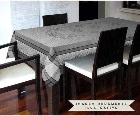 Toalha de Mesa Barcelona - Cinza | Westwing