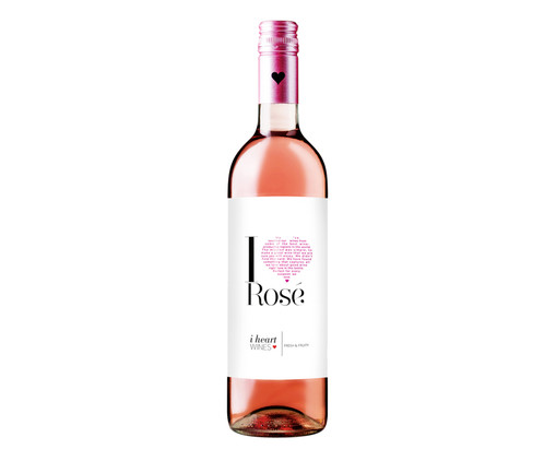 Vinho Fino Rosê Demi-Sec I Heart Rosê, Colorido | WestwingNow