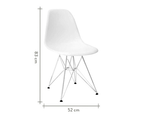 Cadeira Eames Metale - Branco | WestwingNow