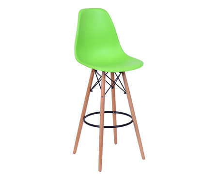 Banqueta Eames Wood - Verde | WestwingNow