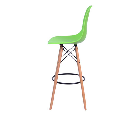 Banqueta Eames Wood - Verde | WestwingNow