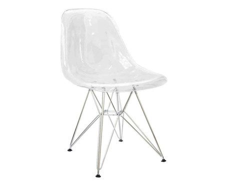 Cadeira Eames Metale - Transparente | WestwingNow