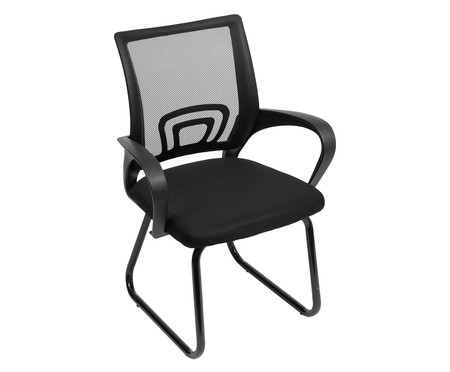 Cadeira Fixa Tok - Preto