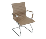 Cadeira Fixa Office Eames Esteirinha - Bege | WestwingNow