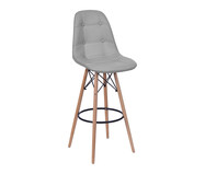 Banqueta Eames Lexi Stuf  - Cinza | WestwingNow