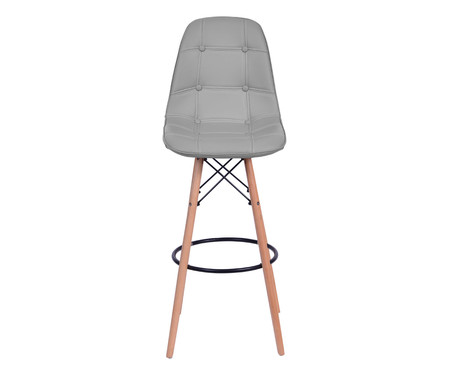 Banqueta Eames Lexi Stuf  - Cinza | WestwingNow