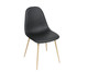 Cadeira Eames Layla - Preto e Natural, multicolor | WestwingNow