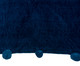Manta com Pompom Crux - Azul Marinho, Azul Marinho | WestwingNow
