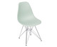 Cadeira Eames Metale - Verde Claro e Prateada, multicolor | WestwingNow