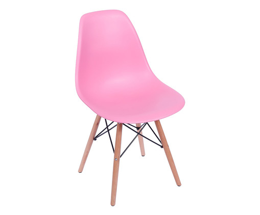 Cadeira Eames Wood - Rosa, pink,multicolor | WestwingNow