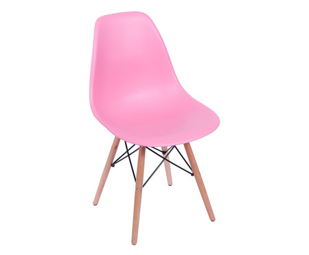 Cadeira Eames Wood - Rosa | WestwingNow