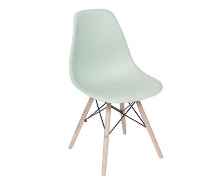 Cadeira Eames Wood - Verde Claro