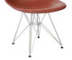 Cadeira Eames Metale - Café e Prateada, brown,multicolor | WestwingNow