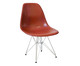 Cadeira Eames Metale - Café e Prateada, brown,multicolor | WestwingNow