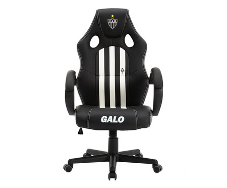 Cadeira Gamer Rodízio - Preto e Branco | WestwingNow