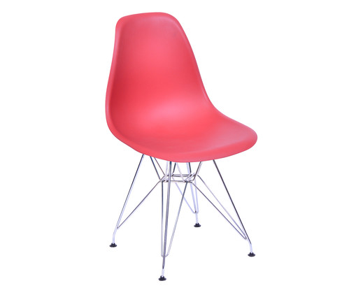 Cadeira Eames Metale - Telha e Prateada, white,multicolor | WestwingNow