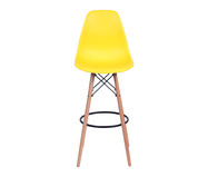 Banqueta Eames Wood - Amarelo | WestwingNow