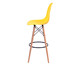 Banqueta Eames Wood - Amarelo, black | WestwingNow