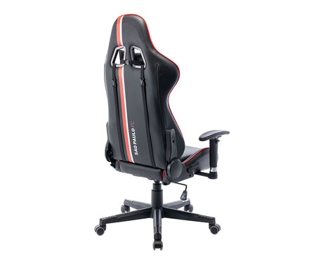 Cadeira Gamer Rodízio - Vermelho, - Branco e Preto | WestwingNow