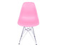 Cadeira Eames Metale - Rosa e Prateada, pink,multicolor | WestwingNow