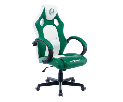 Cadeira Gamer Rodízio - Verde e Branco, multicolor | WestwingNow