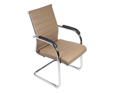 Cadeira Fixa Office Florença - Caramelo | WestwingNow