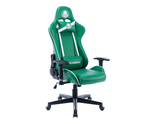 Cadeira Gamer Rodízio - Verde e Branco, multicolor | WestwingNow