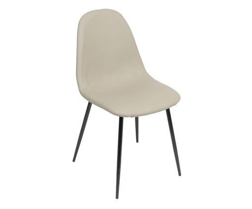 Cadeira Eames Layla - Bege e Preto, multicolor | WestwingNow