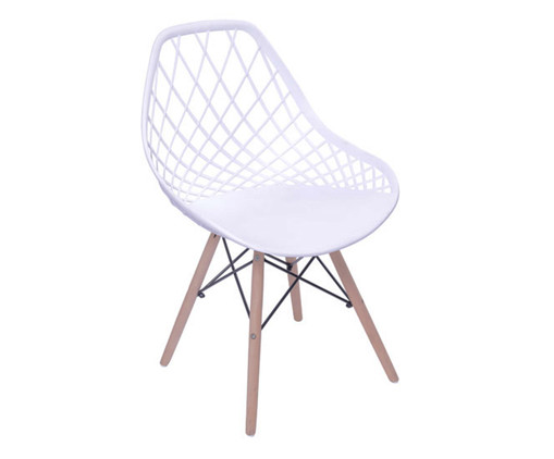 Cadeira Kaila - Branco e Natural, multicolor | WestwingNow