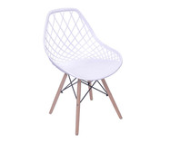 Cadeira Kaila - Branco e Natural | WestwingNow