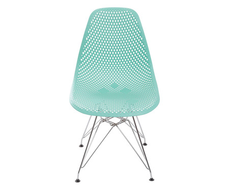 Cadeira Eames Metale Colméia - Azul