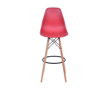 Banqueta Eames Wood - Vermelho | Westwing